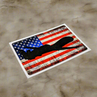 RQ-4 Global Hawk - American Flag Decal - Danger Close Apparel