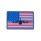 C-130H Hercules Flag Patch - PVC/Rubberized