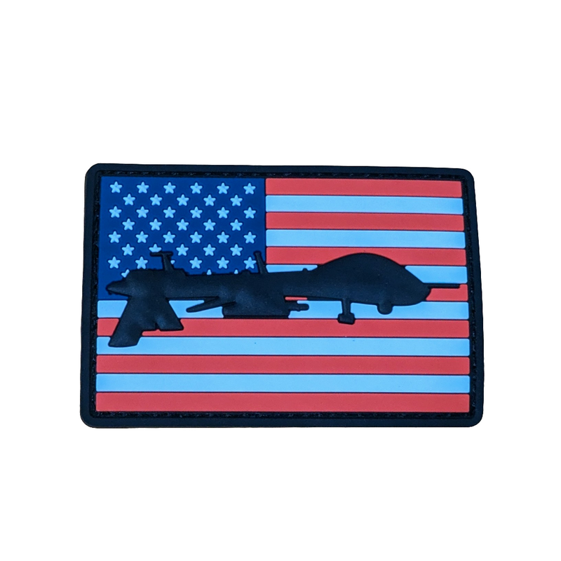 MQ-1 Predator Flag Patch - PVC/Rubberized