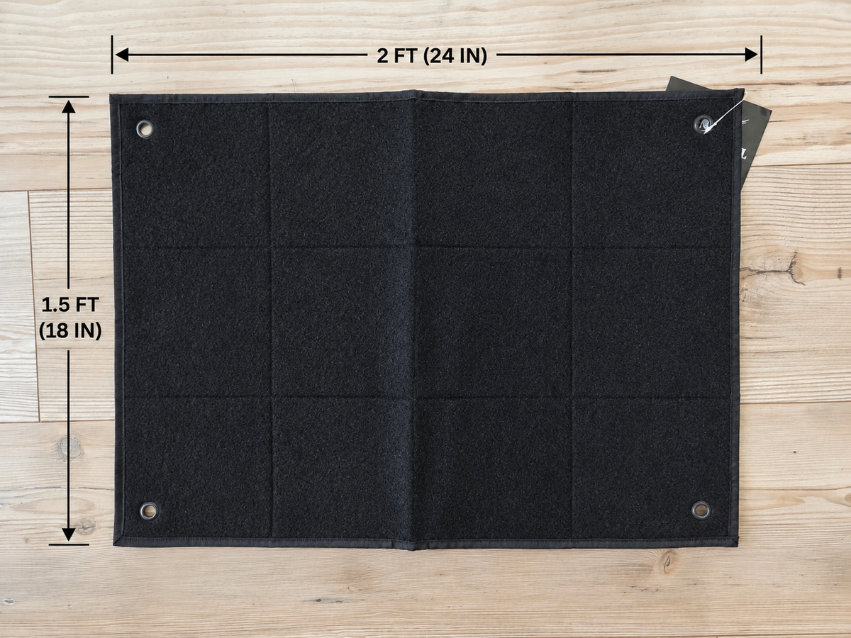 Tactical Patch Wall Panel | Hook & Loop Display for Morale Patches