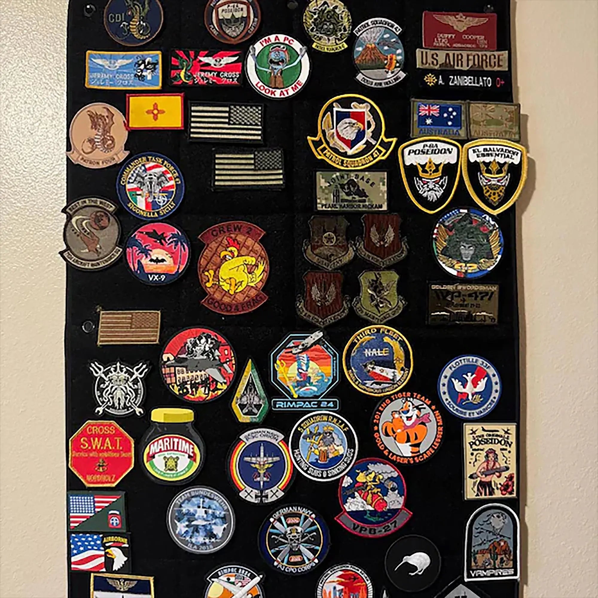 Patch Wall - 2x3 feet Velcro Wall - Danger Close Apparel