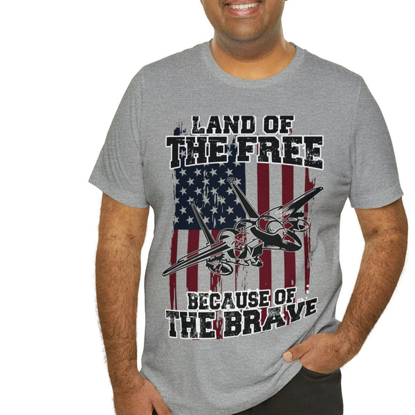 Because of the Brave F-15E - Men's and Women's Tee - Danger Close Apparel