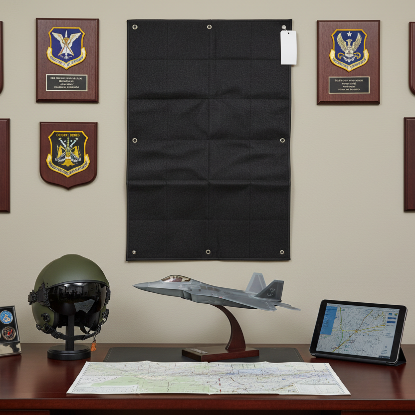 Tactical Patch Wall Panel | Hook & Loop Display for Morale Patches