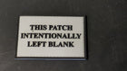 Intentionally Left Blank - PVC Patch