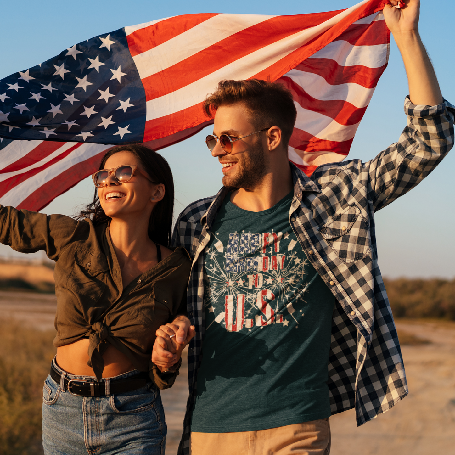 Happy Birthday to U.S. - 4th of July - Men's and Women's Tee - Danger Close Apparel