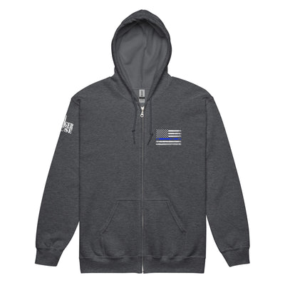 Thin Blue Line Flag - Unisex Hoodie - Danger Close Apparel