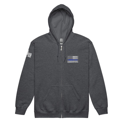 Thin Blue Line Flag - Unisex Hoodie - Danger Close Apparel