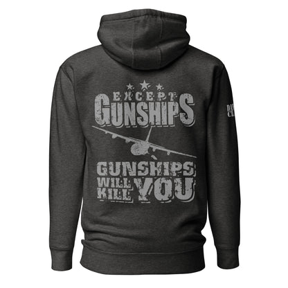Gunships Will Kill You - AC-130 - Unisex Hoodie - Danger Close Apparel