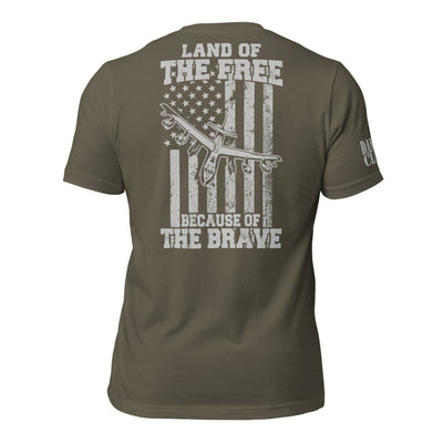 B-52 Because of the Brave Unisex t-shirt - Danger Close Apparel