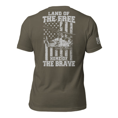 AH-1W Home of the Brave Unisex t-shirt - Danger Close Apparel