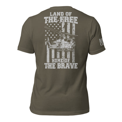 AH-1W Home of the Brave Unisex t-shirt - Danger Close Apparel
