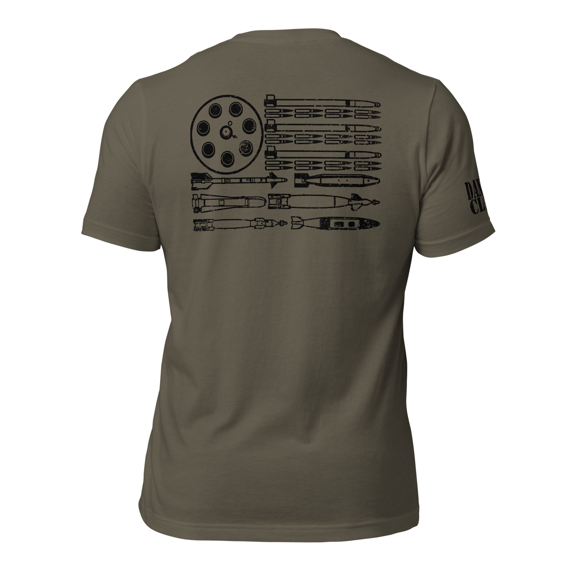 A-10 Bullet Flag Unisex t-shirt - Danger Close Apparel