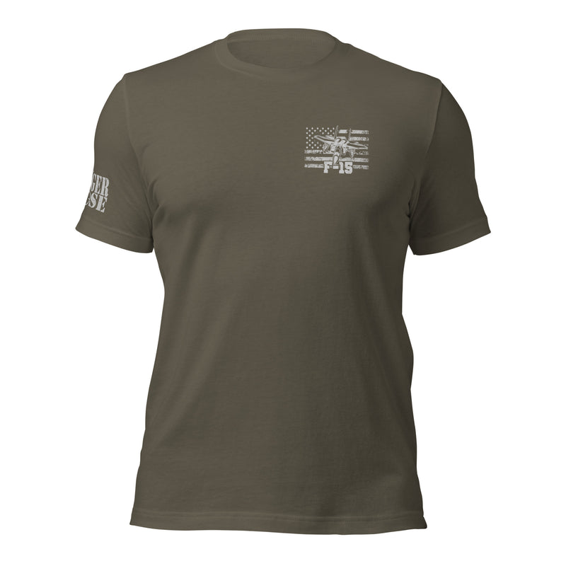 F-15 Because of the Brave Unisex t-shirt - Danger Close Apparel - Military Aviation