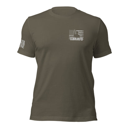 11B Because of the Brave Unisex t-shirt - Danger Close Apparel