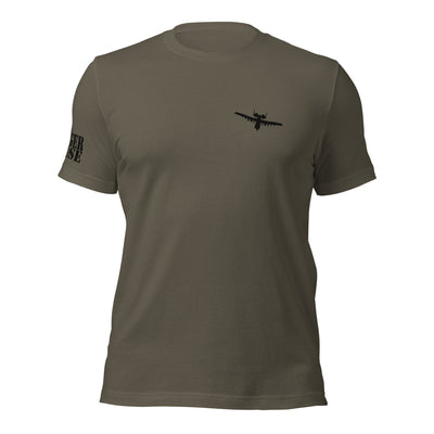 A-10 Bullet Flag Unisex t-shirt - Danger Close Apparel