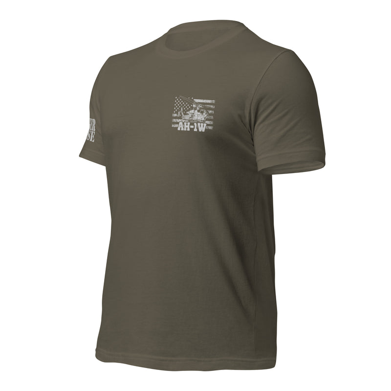 AH-1W Home of the Brave Unisex t-shirt - Danger Close Apparel - Military Aviation