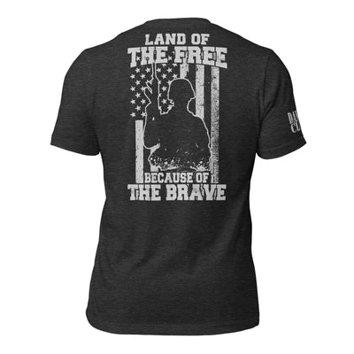 11B Because of the Brave Unisex t-shirt - Danger Close Apparel