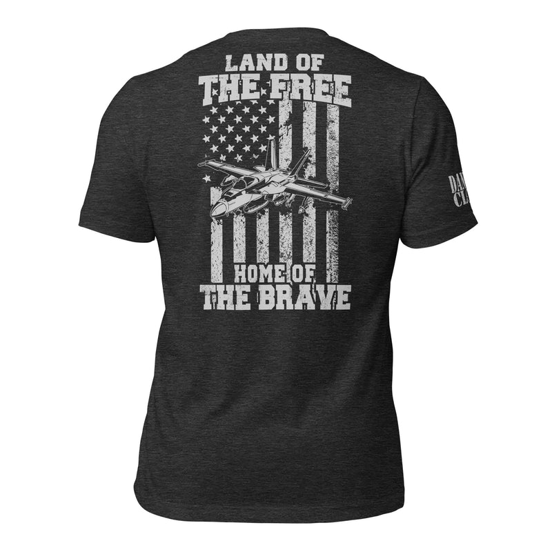 F/A-18 Home of the Brave Unisex t-shirt - Danger Close Apparel - Military Aviation