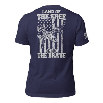 CV-22 Home of the Brave Unisex t-shirt - Danger Close Apparel