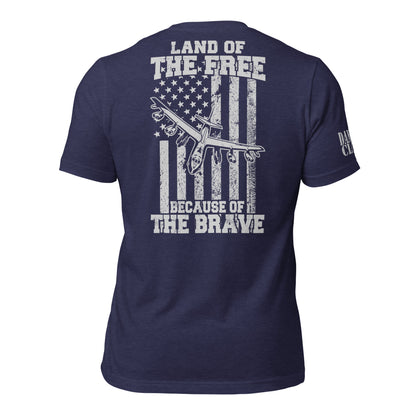 B-52 Because of the Brave Unisex t-shirt - Danger Close Apparel