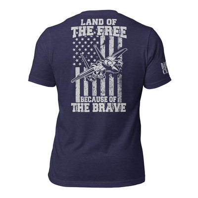 F-15E Because of the Brave Unisex t-shirt - Danger Close Apparel