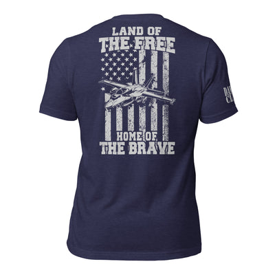 F/A-18 Home of the Brave Unisex t-shirt - Danger Close Apparel