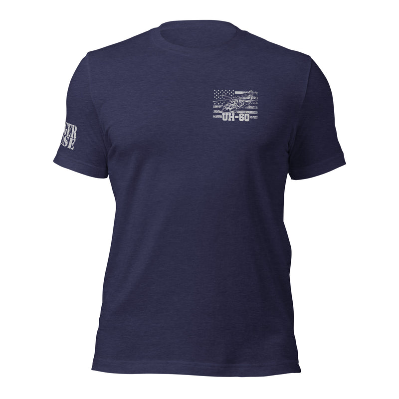 UH-60 Because of the Brave Unisex t-shirt - Danger Close Apparel - Military Aviation