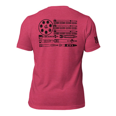 A-10 Bullet Flag Unisex t-shirt - Danger Close Apparel