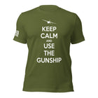 Keep Calm and Use the Gunship Unisex t-shirt