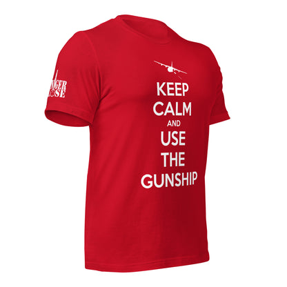 Keep Calm and Use the Gunship Unisex t-shirt - Danger Close Apparel