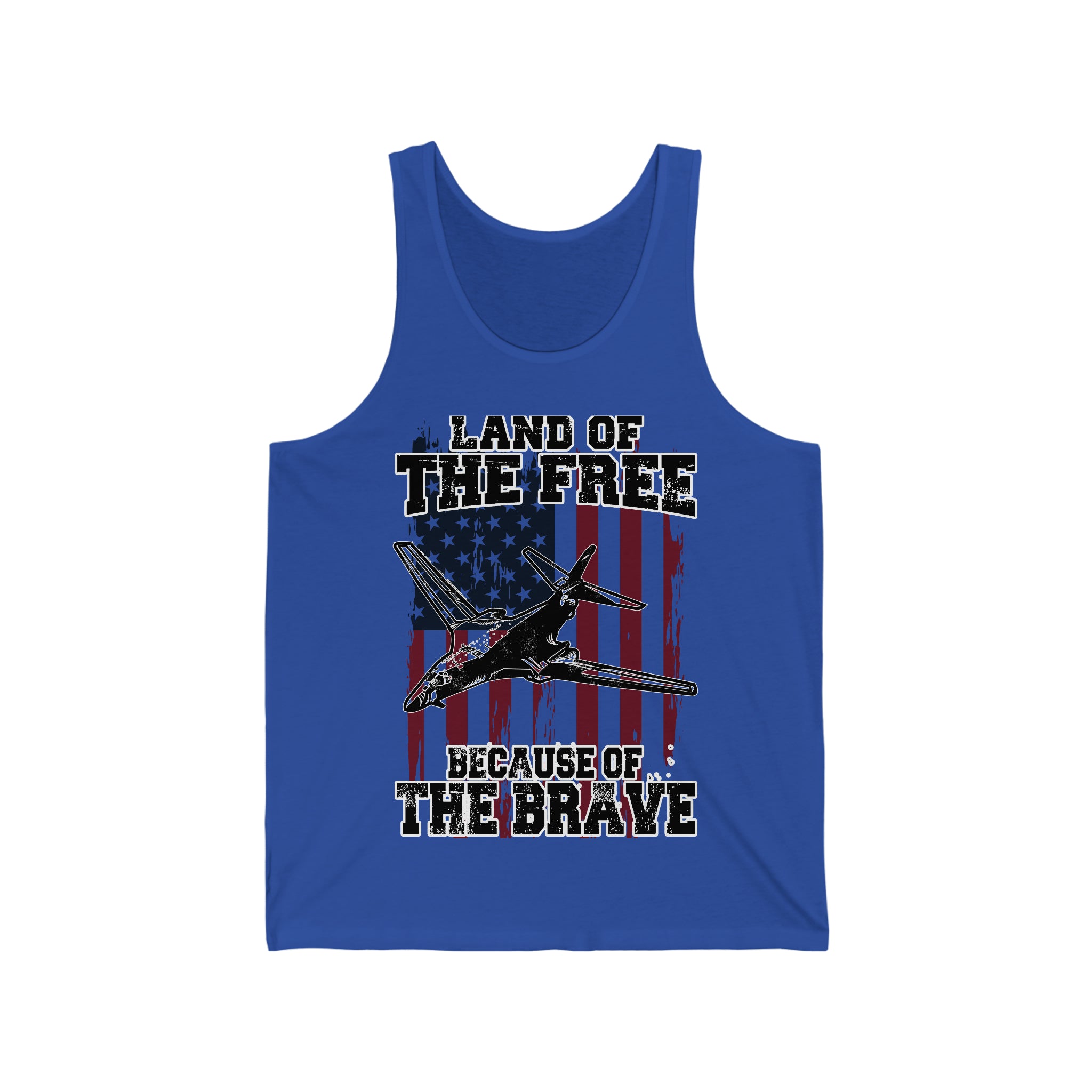 Because of the Brave - B1-B - Men's Tank - Danger Close Apparel