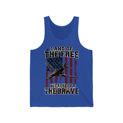 Because of the Brave - B1-B - Men's Tank - Danger Close Apparel