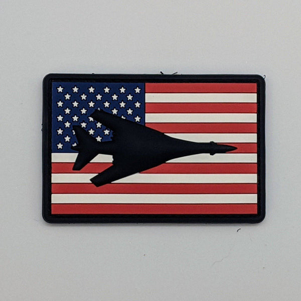 B-1B Lancer Flag Patch - PVC/Rubber - Danger Close Apparel