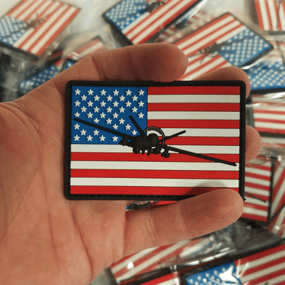 MQ-9 Reaper Flag Patch - PVC/Rubber - Danger Close Apparel