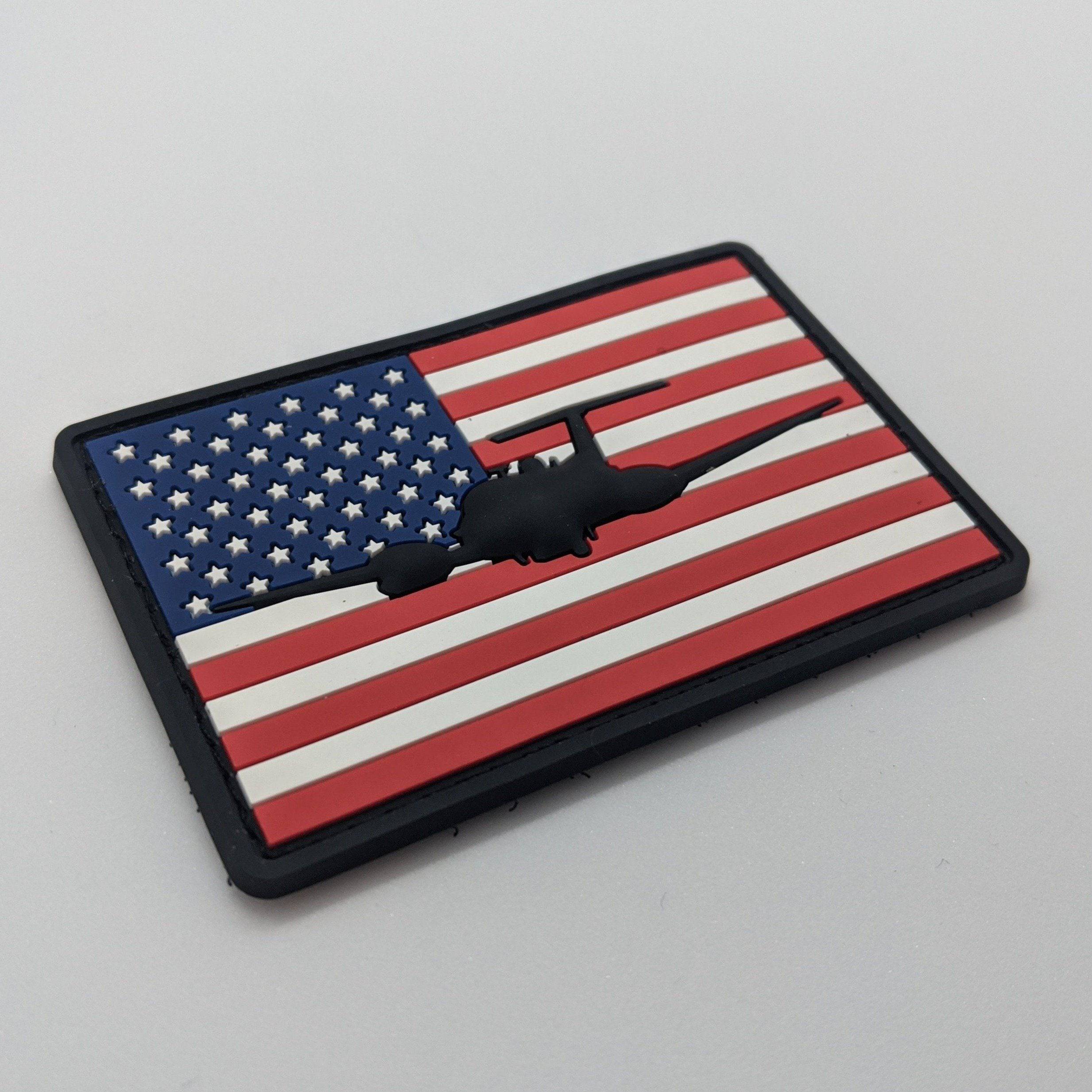 MC-12W Flag Patch - PVC/Rubber - Danger Close Apparel