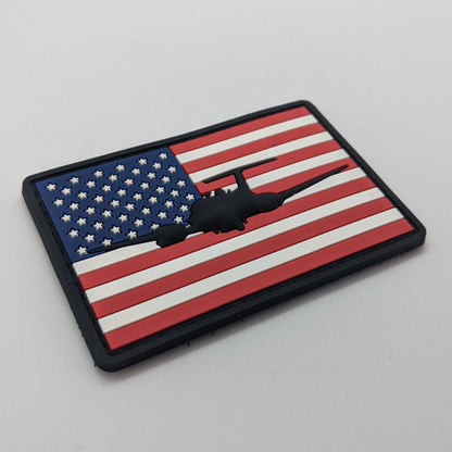 MC-12W Flag Patch - PVC/Rubber - Danger Close Apparel