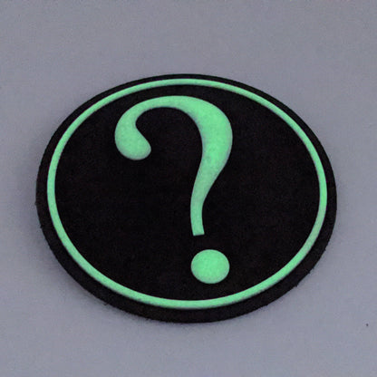 Air Commando "?" - PVC/Rubber - Glows in the Dark - Danger Close Apparel