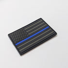 Thin Blue Line Flag PVC Patch - Danger Close Apparel