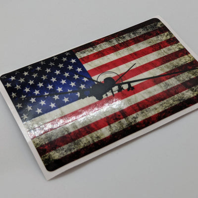 MQ-9 Reaper - American Flag Decal - Danger Close Apparel