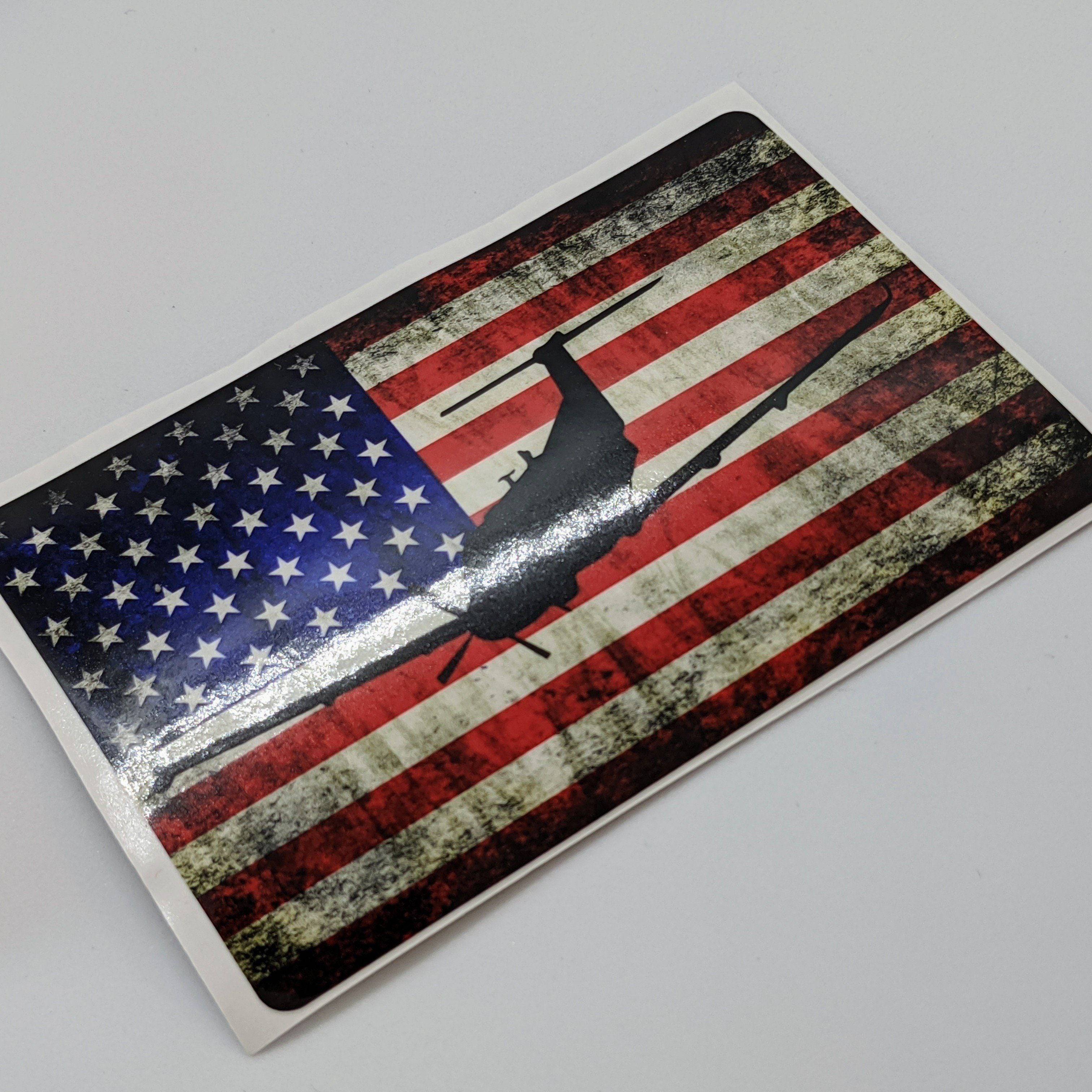 U-28A Draco - American Flag Decal - Danger Close Apparel
