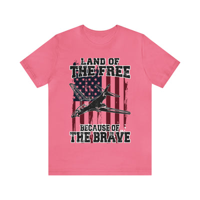 Because of the Brave 2.0 B-1B - Men's and Women's Tee - Danger Close Apparel