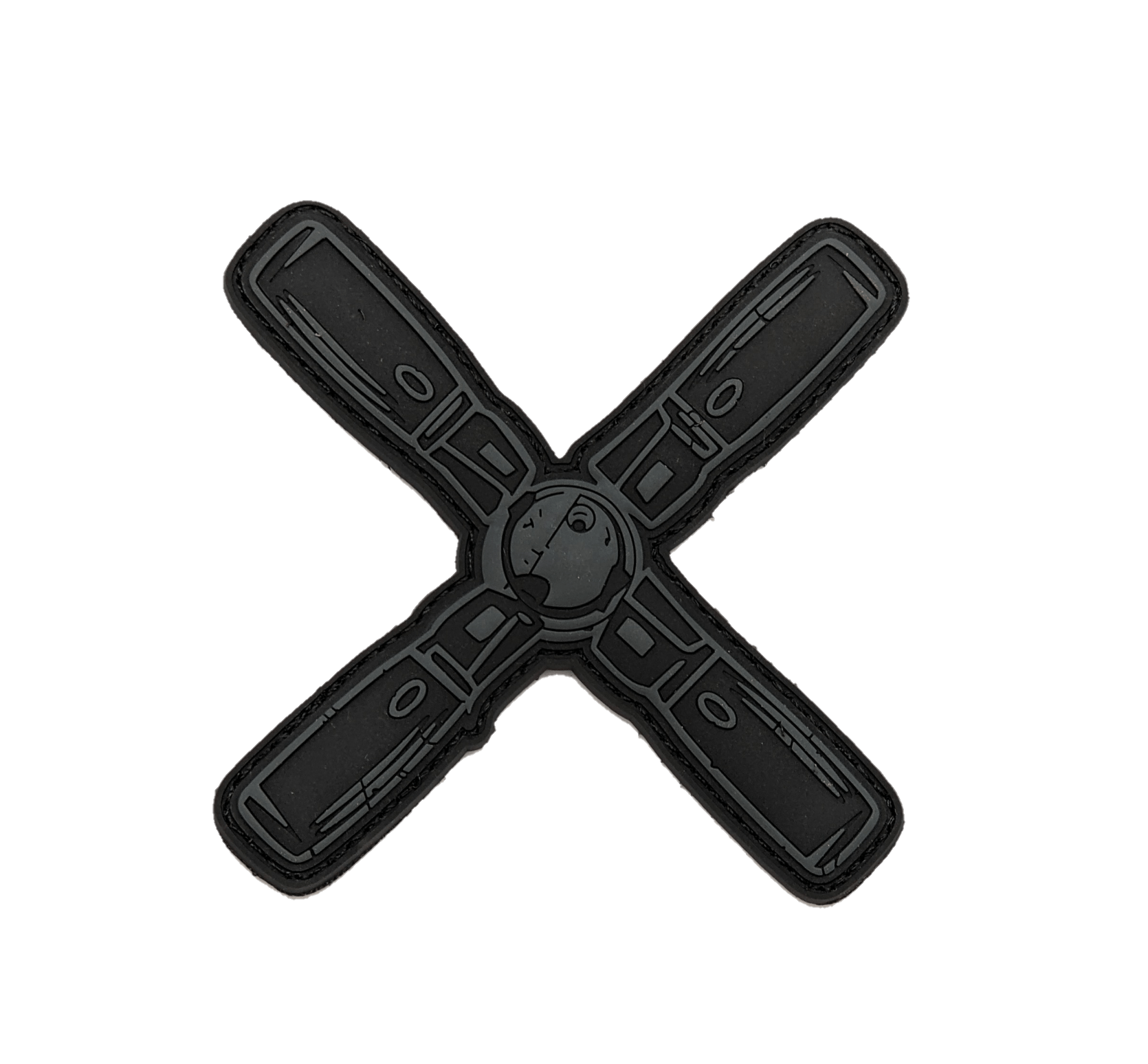 4-Blade Propeller - PVC/Rubber Patch - Danger Close Apparel