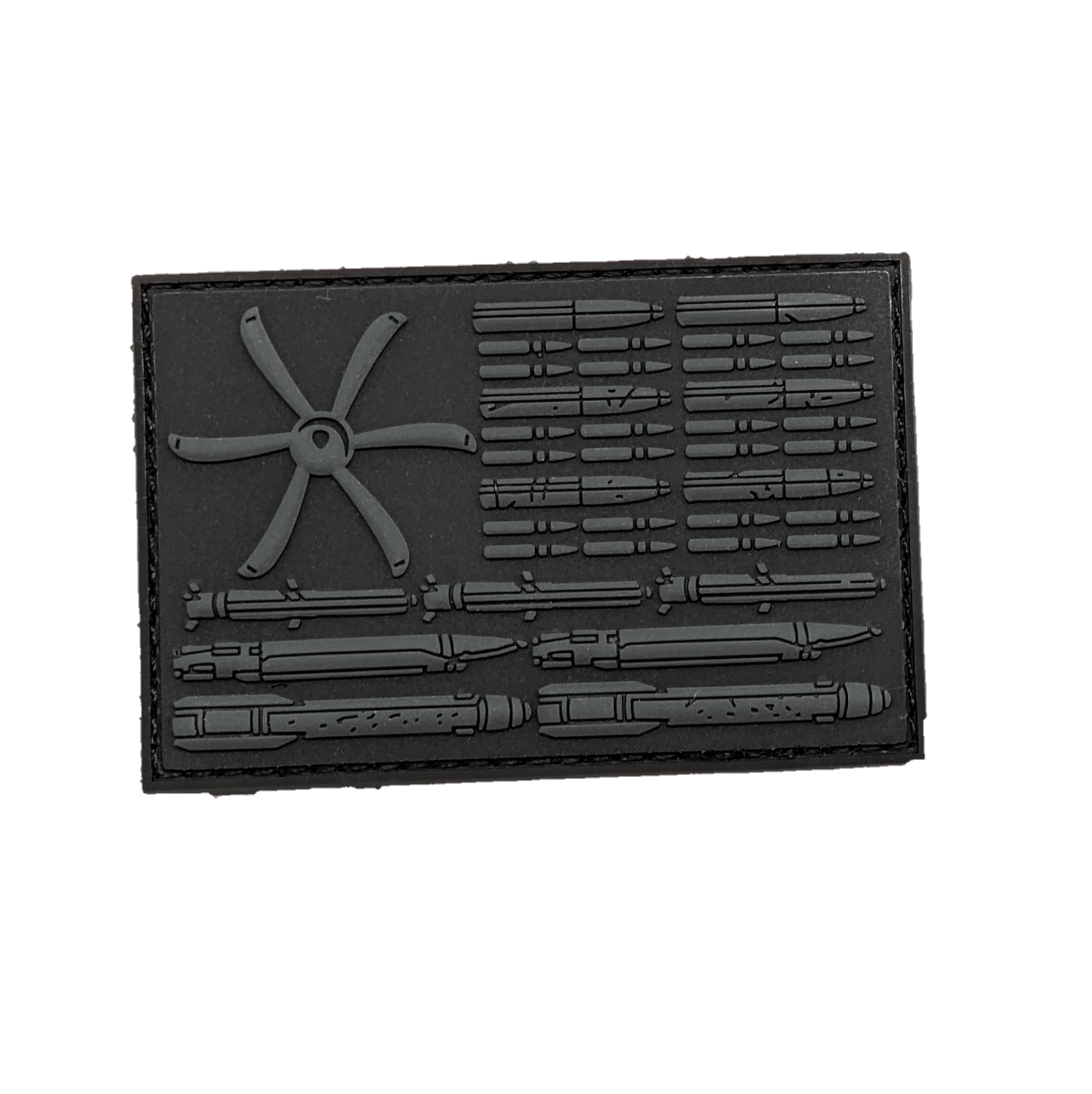 Bullet Flag - AC-130J - PVC Patches - Danger Close Apparel