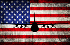 C-130H Hercules - American Flag Decal - Danger Close Apparel