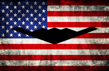 B-2 Spirit - American Flag Decal - Danger Close Apparel