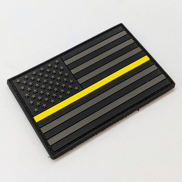 Thin Yellow Line Flag Patch - Danger Close Apparel