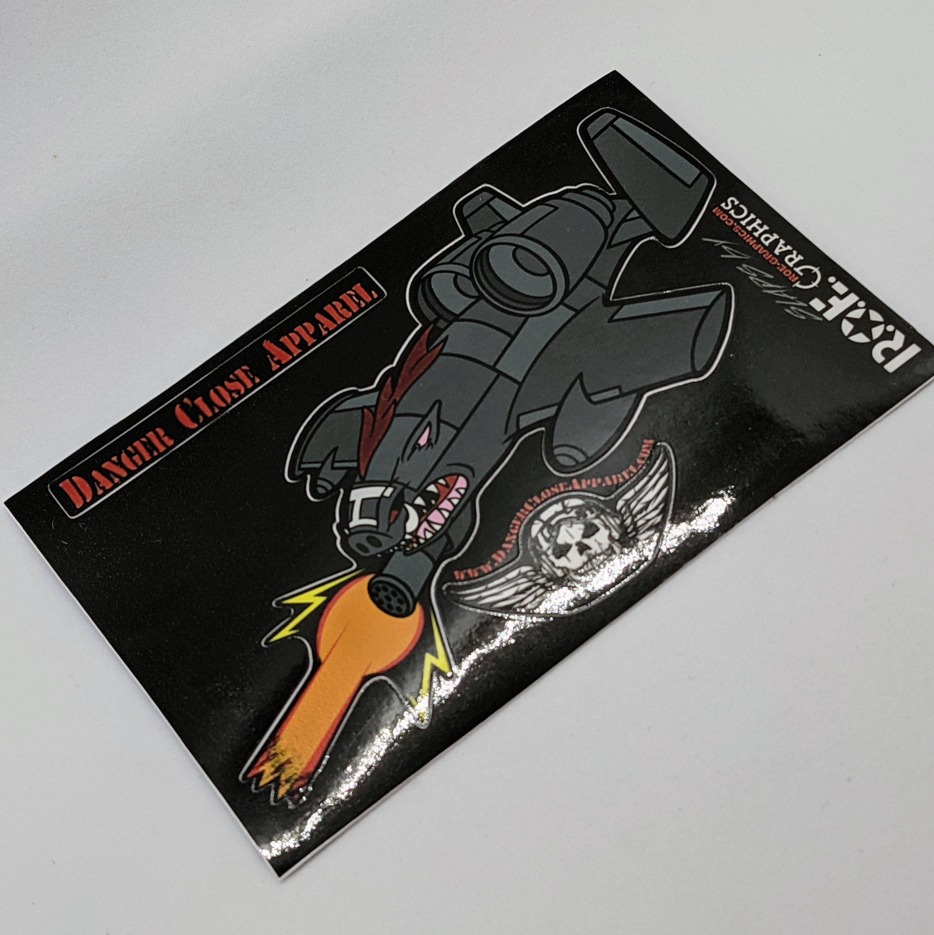 A-10 Warthog Toon - Slap - Danger Close Apparel