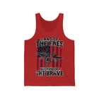 Because of the Brave F-15 - Men's Tank - Danger Close Apparel