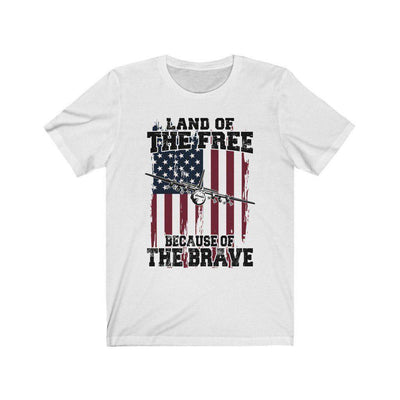 C-130H Hercules - Because of The Brave - Mens Tee - Danger Close Apparel