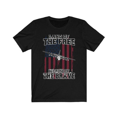 C-130H Hercules - Because of The Brave - Mens Tee - Danger Close Apparel